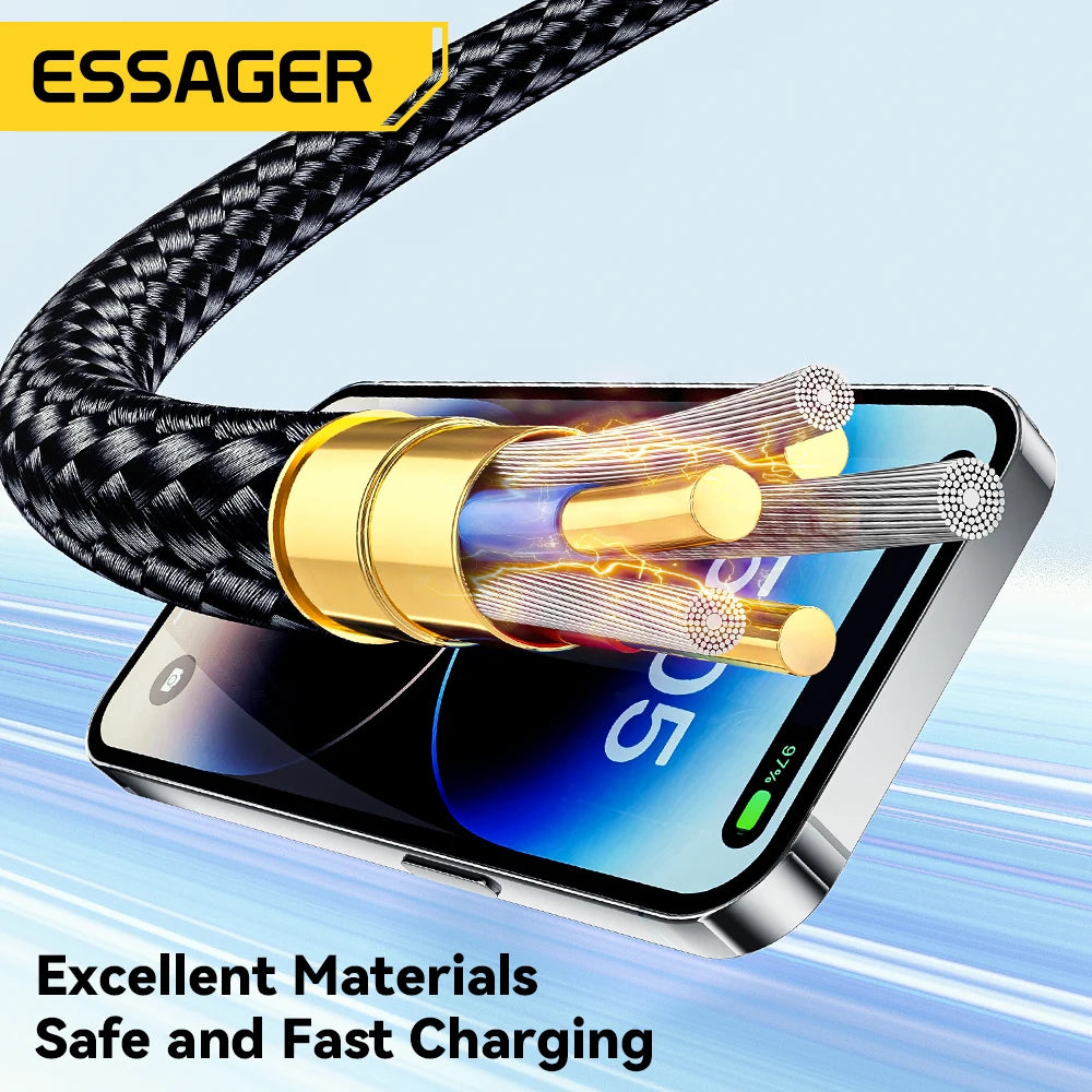 Aluminum Alloy iPhone Charging Cable – 3A

