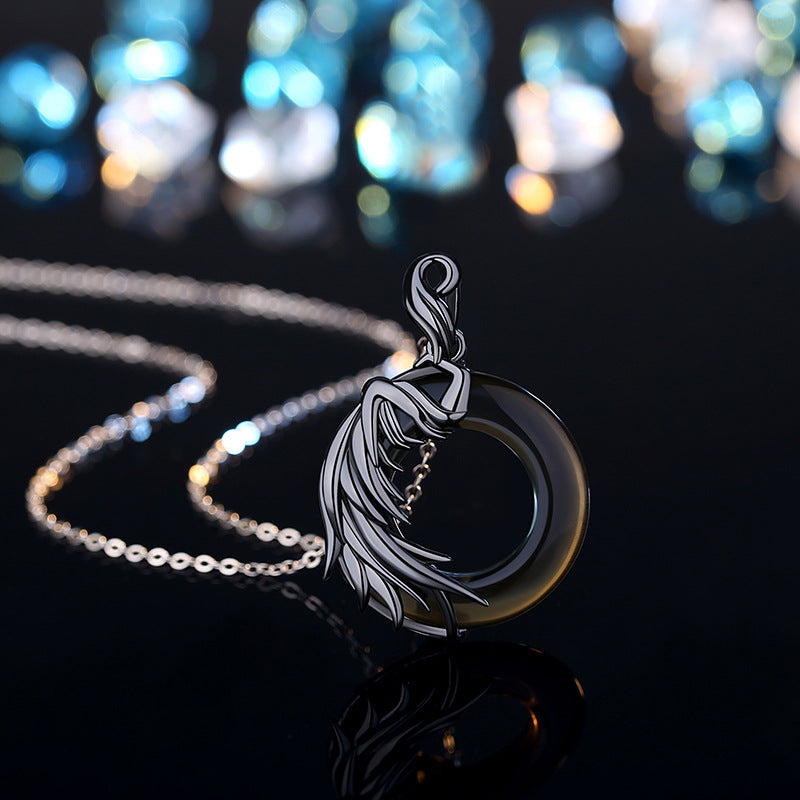Angel Demon Donut Necklace