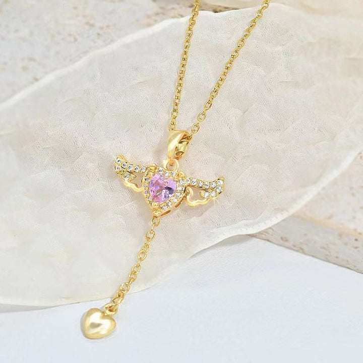 Angel Wings Tassel Necklace