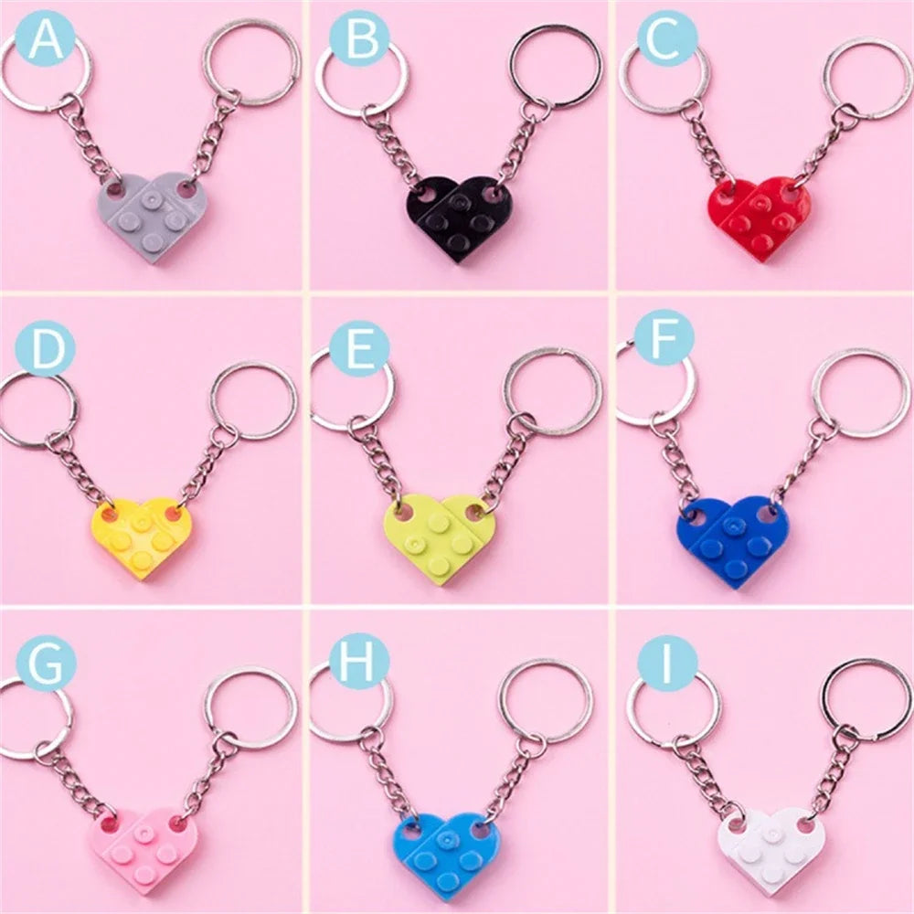 Anniversary gift brick keychain