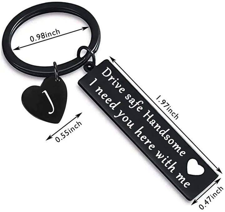 Anniversary gift drive safe keychain