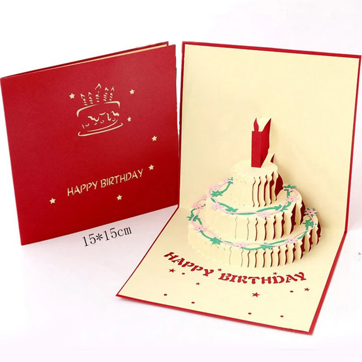 Anniversary pop-up card with romantic details