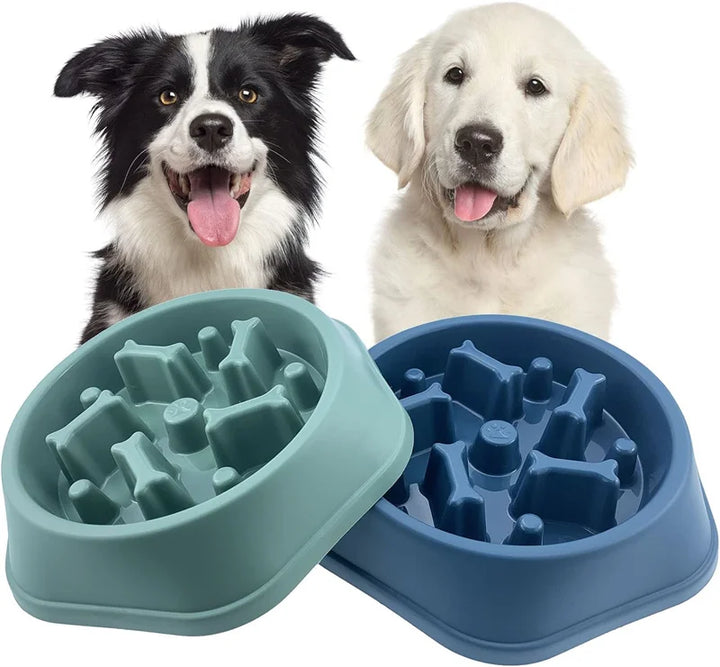 Anti-choking feeding bowl for pets