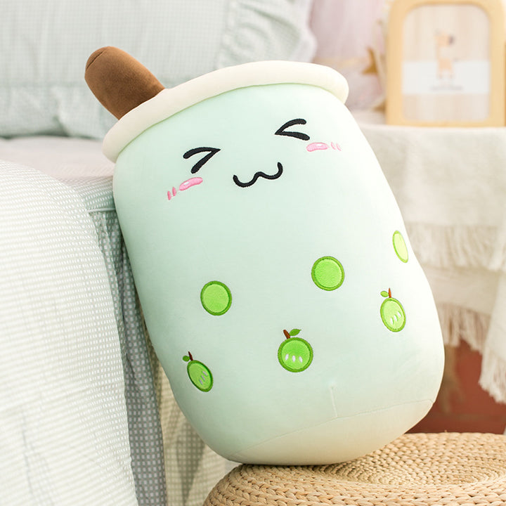 Apple Milk Tea Pillow Plush Toy
