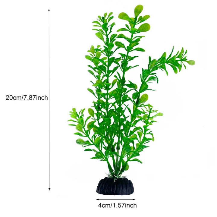 Aquarium Accessories Artificial Plant in green 