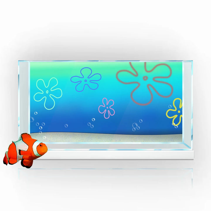 Aquarium Background Sticker 41x31cm PVC