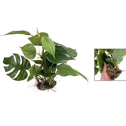 Aquarium artificial plant for fish habitat