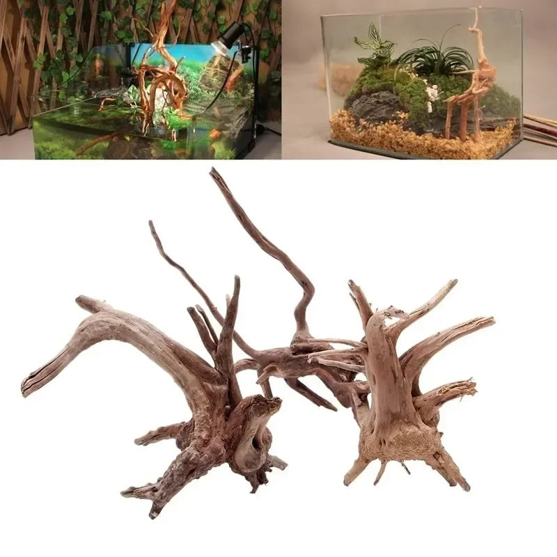 Aquarium decoration driftwood trunk