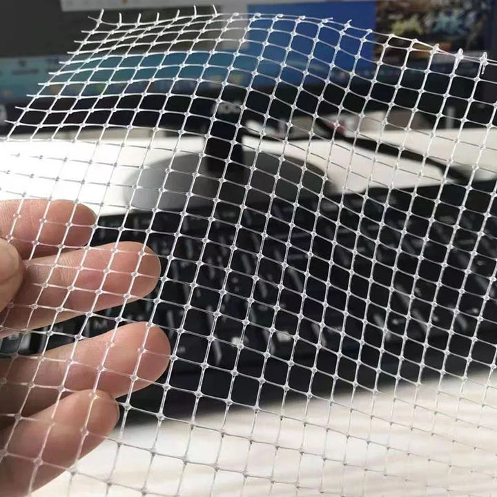 Aquarium fish protection with clear mesh.