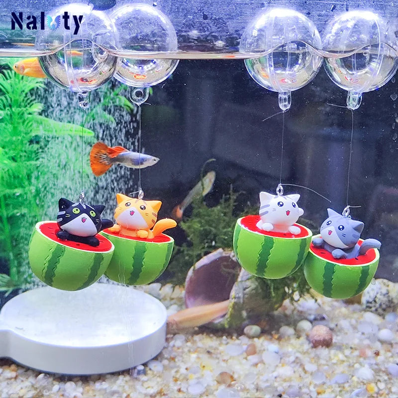 Aquarium hot air balloon DIY accessories.