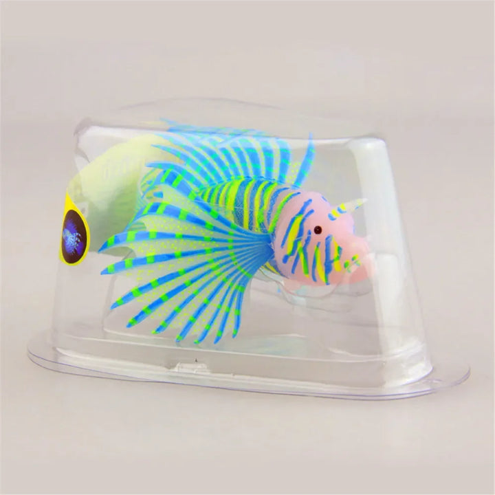 Aquarium silicone fish ornaments.