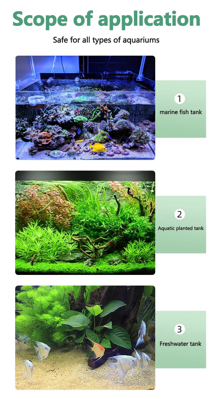 Aquarium temp meter for decoration