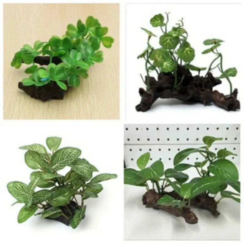 Aquarium wood decoration for fish and reptiles.