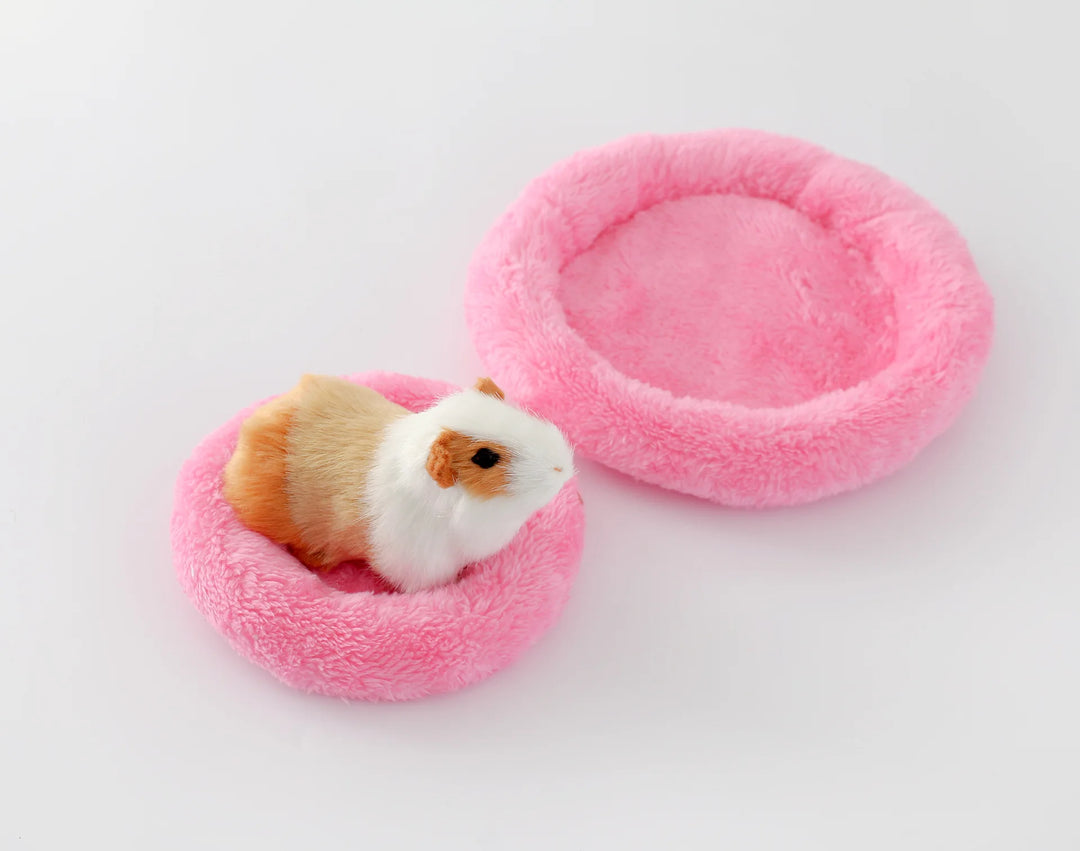Arctic Velvet Warm Pet Nest Pad in pink color 
