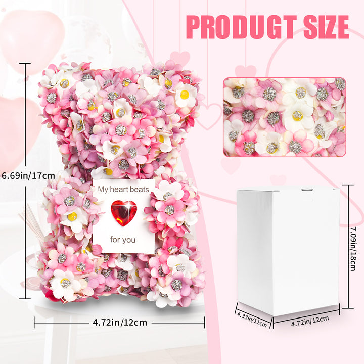 Artificial Rose Bear Size