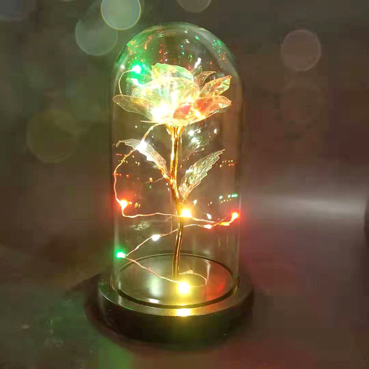 Artificial Rose Glass Cover
