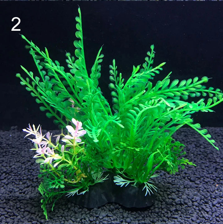 Artificial aquatic plant for aquarium