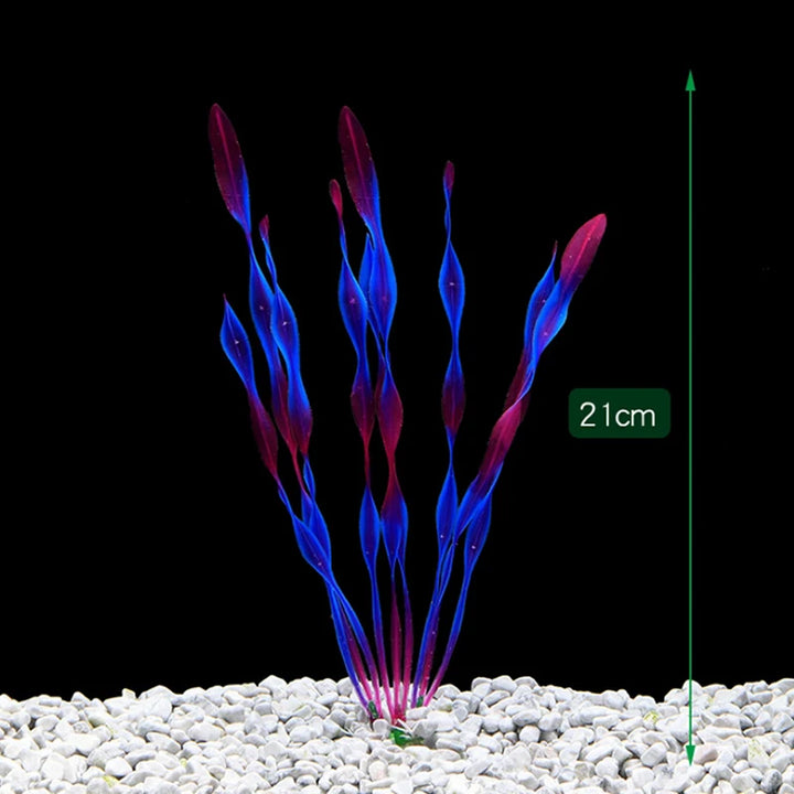 Artificial aquatic plant setup for tank