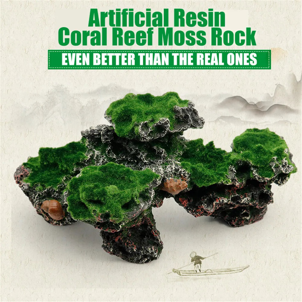 Artificial mountain coral reef decoration