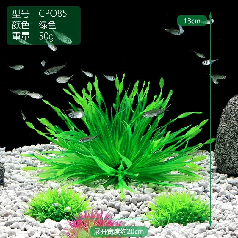 Artificial plants for home aquarium