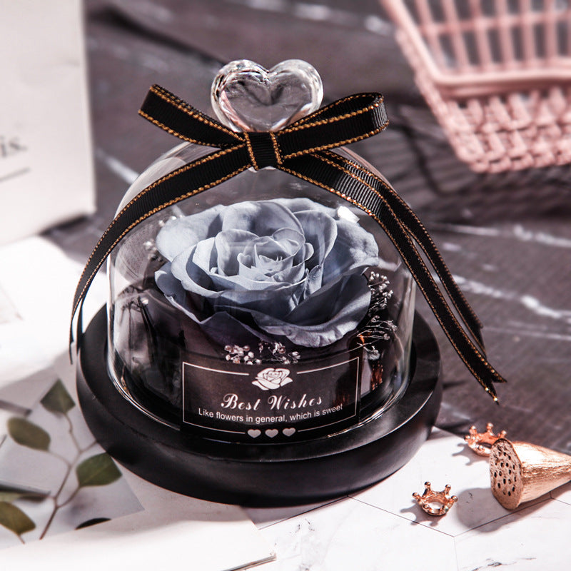 Ash Blue Rose Decor