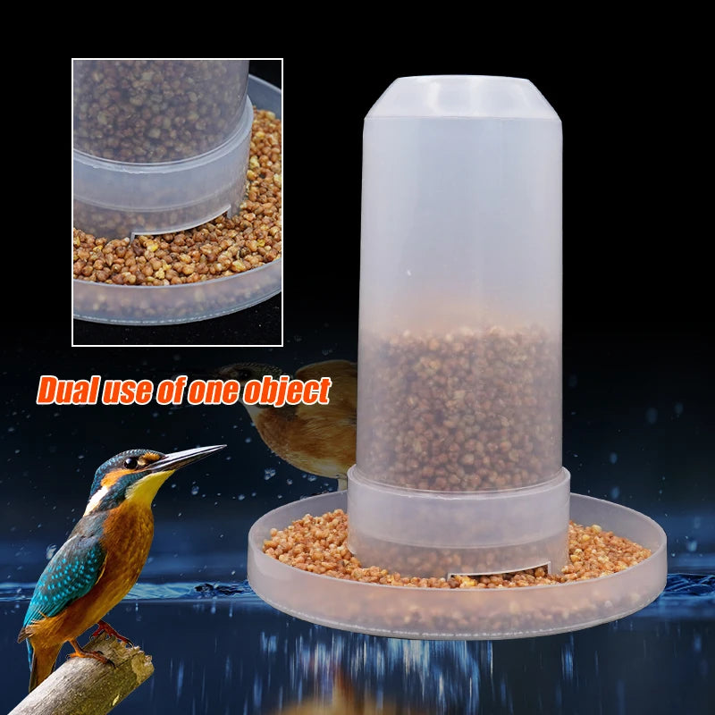 Automatic Feeder Tank Bird Cage