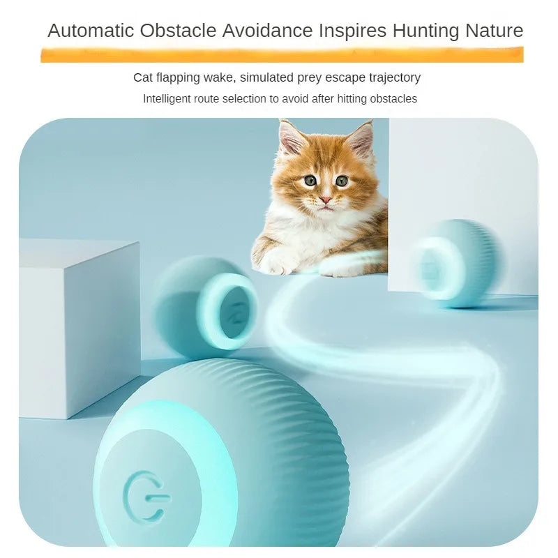 Automatic Moving Cat Toy Ball