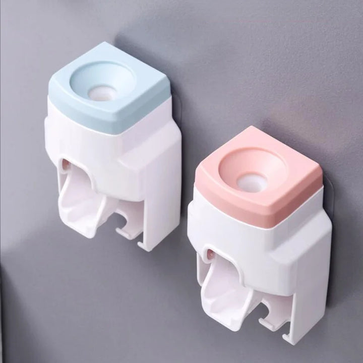 Automatic Wall-Mounted Toothpaste Dispenser Set