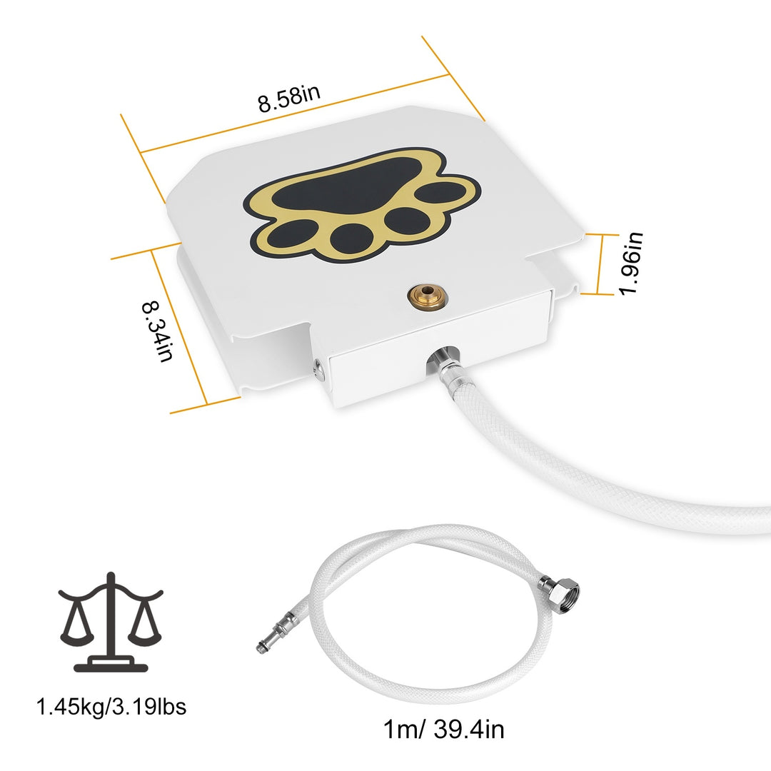 Automatic dog water dispenser for backyard