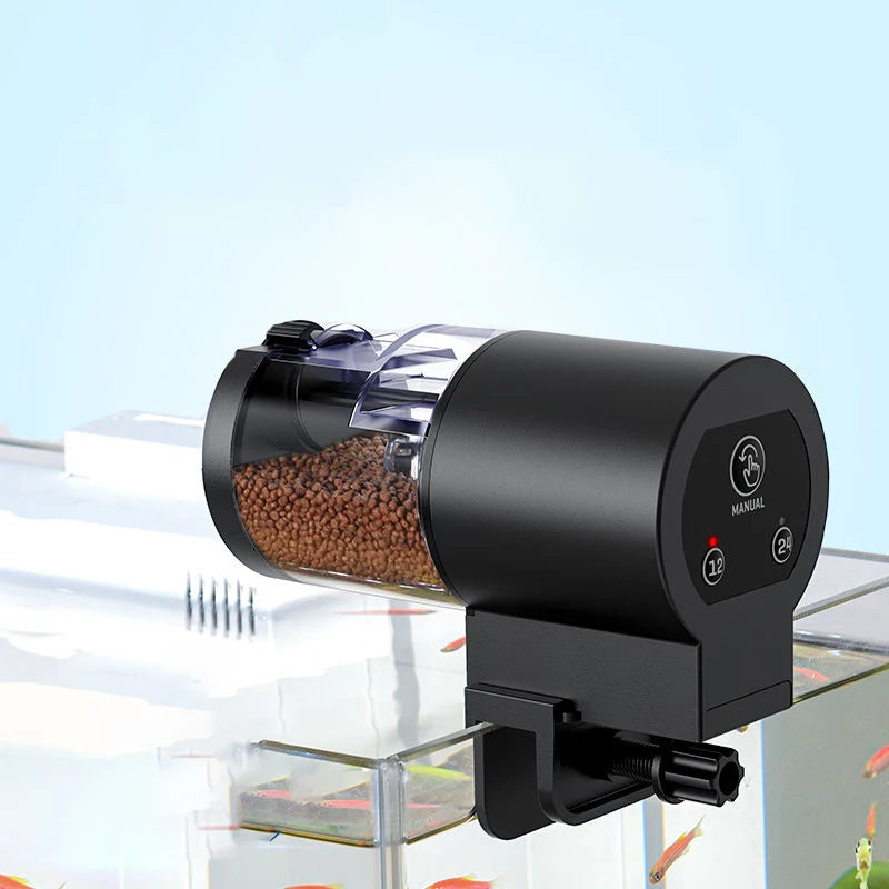 Automatic fish tank feeder for goldfish