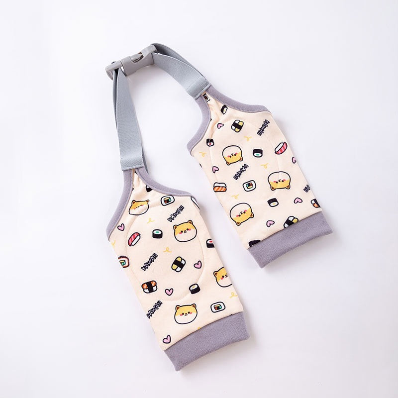 Baby romper with cartoon design