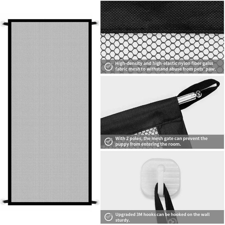 Baby safety mesh fence for stairs