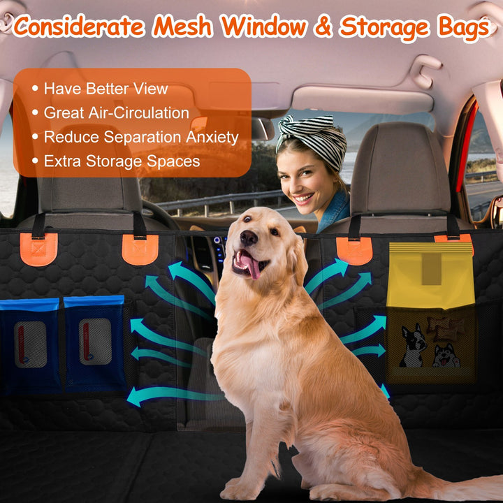 Back seat dog protector for cars trucks SUVs
