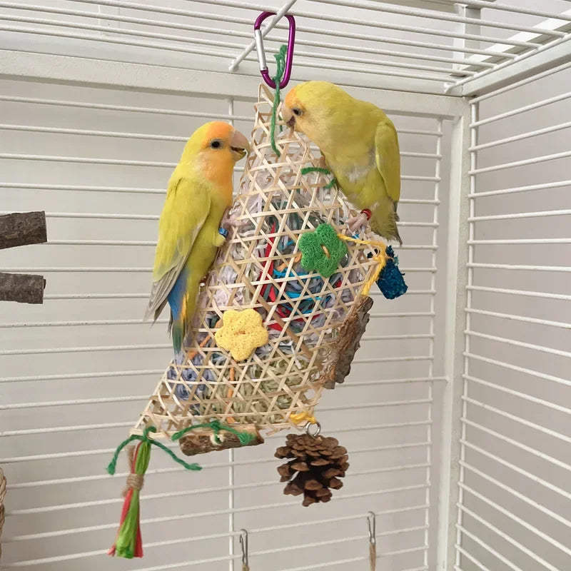 Bamboo Parrot Chew Toy