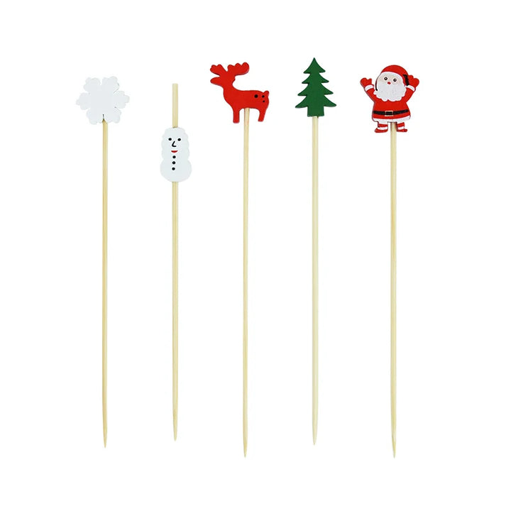 Bamboo picks for festive holiday treats