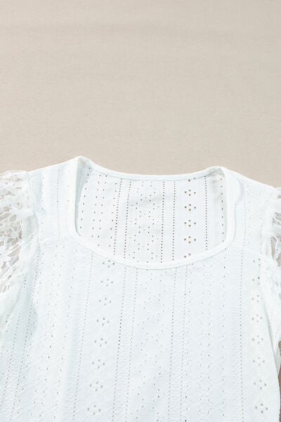 Beautiful Eyelet Lace Bodysuit