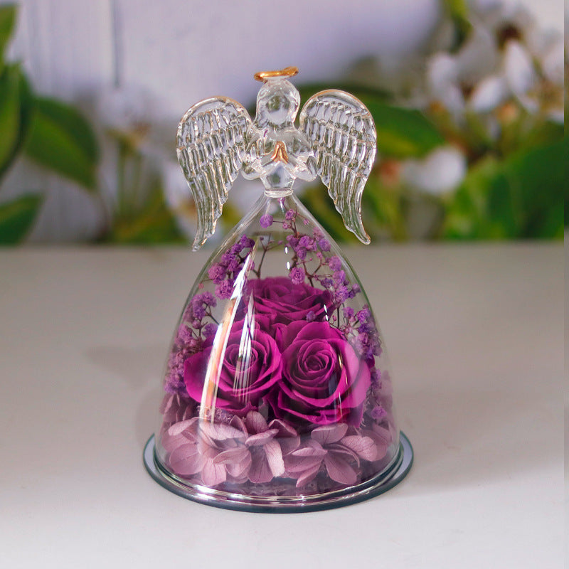 Beauty Angel Purple Flower Box
