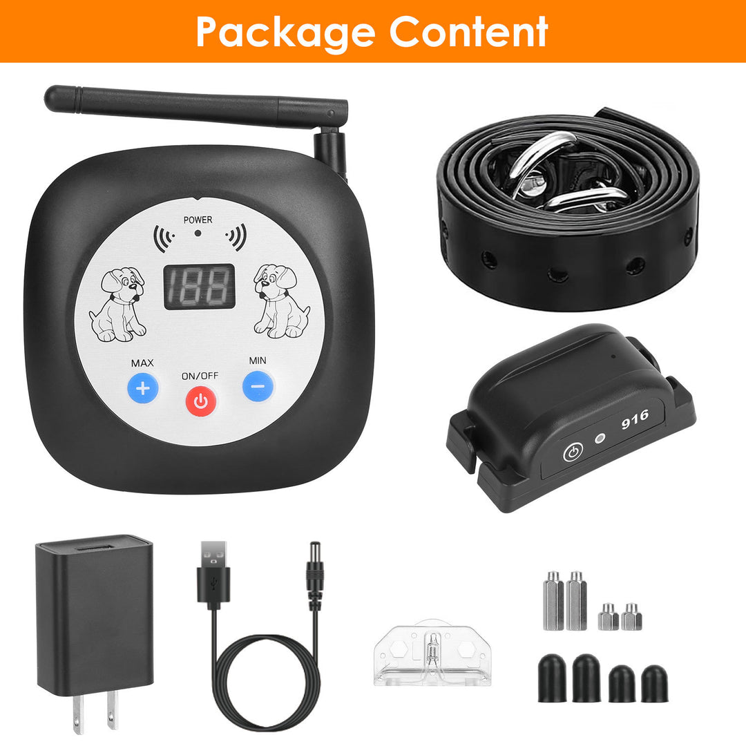 Beep vibration dog fence collar included