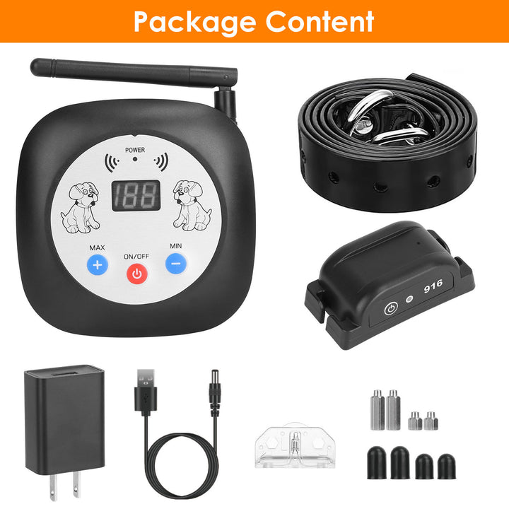 Beep vibration dog fence collar included