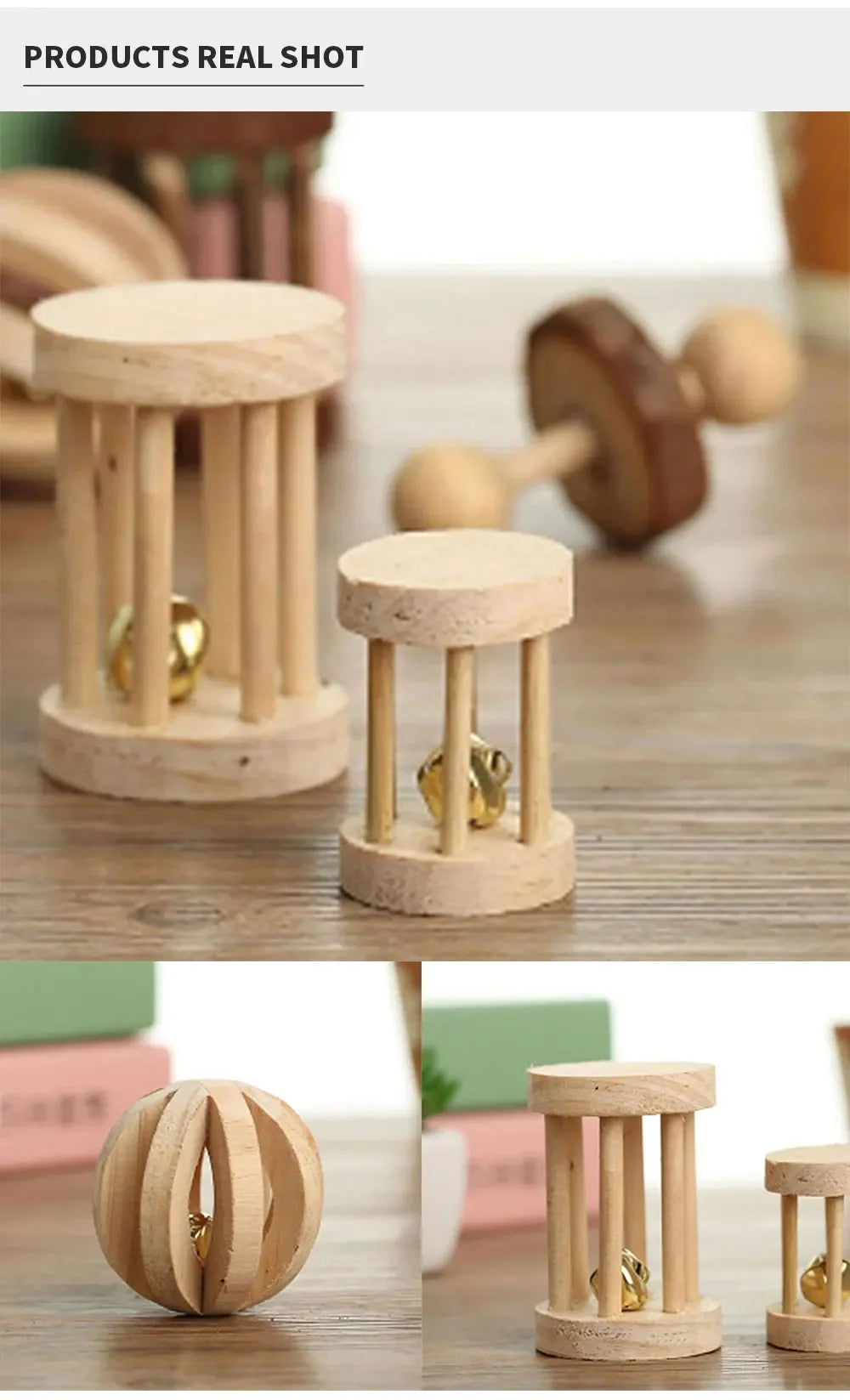 Bell Chew Toy for Hamsters product real shot 
 