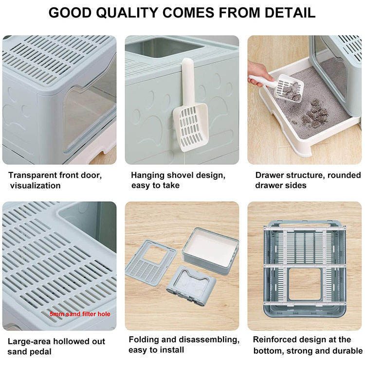 Big cat enclosed litter box