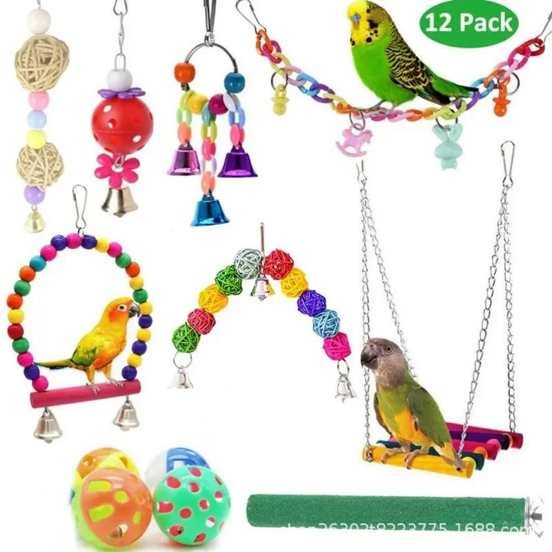 Bird Cage Toys for Parrots