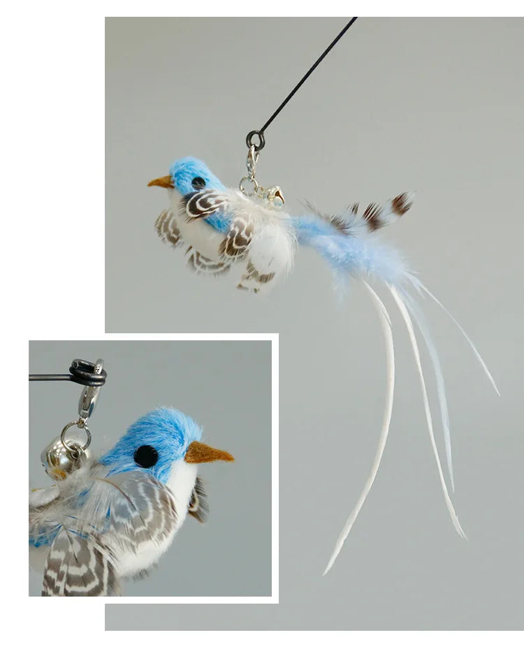 Bird Feather Interactive Toy for Cats