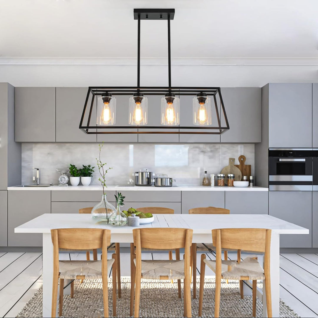 Black Rustic Dining Room Chandelier