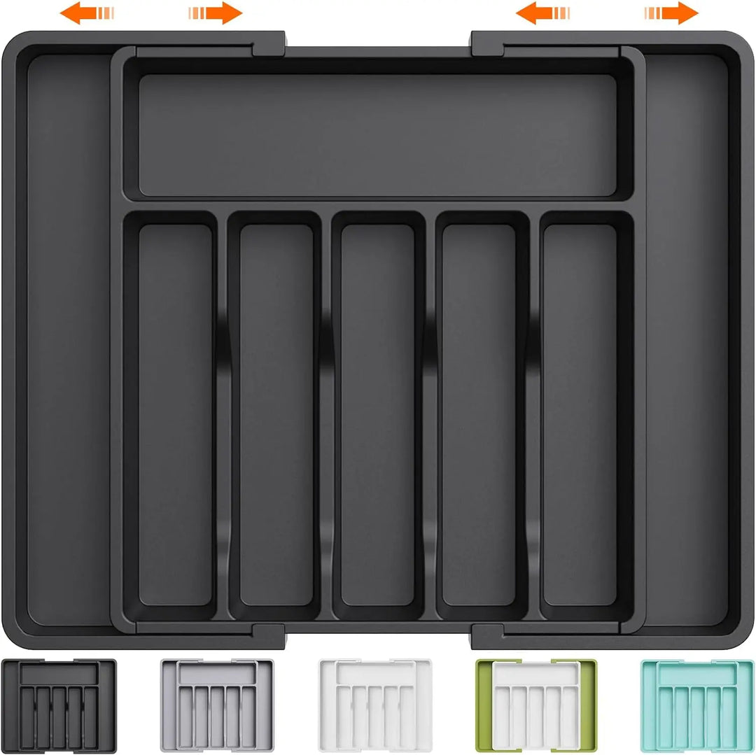 Black Utensil Tray for Kitchen