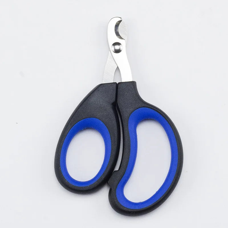 Blue And Black Cat Nail Scissors