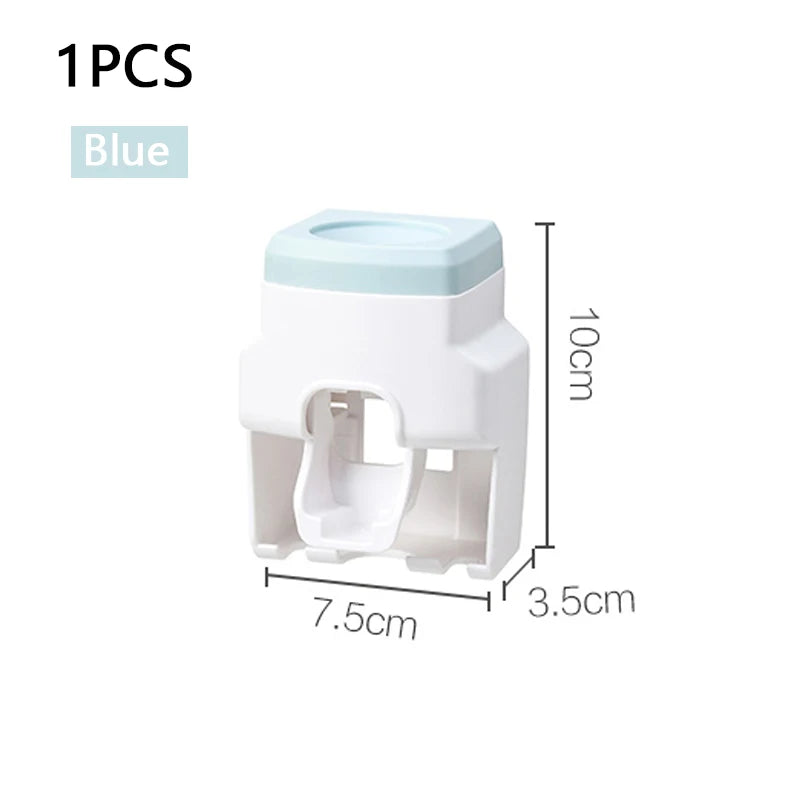 Blue Automatic Toothpaste Dispenser 