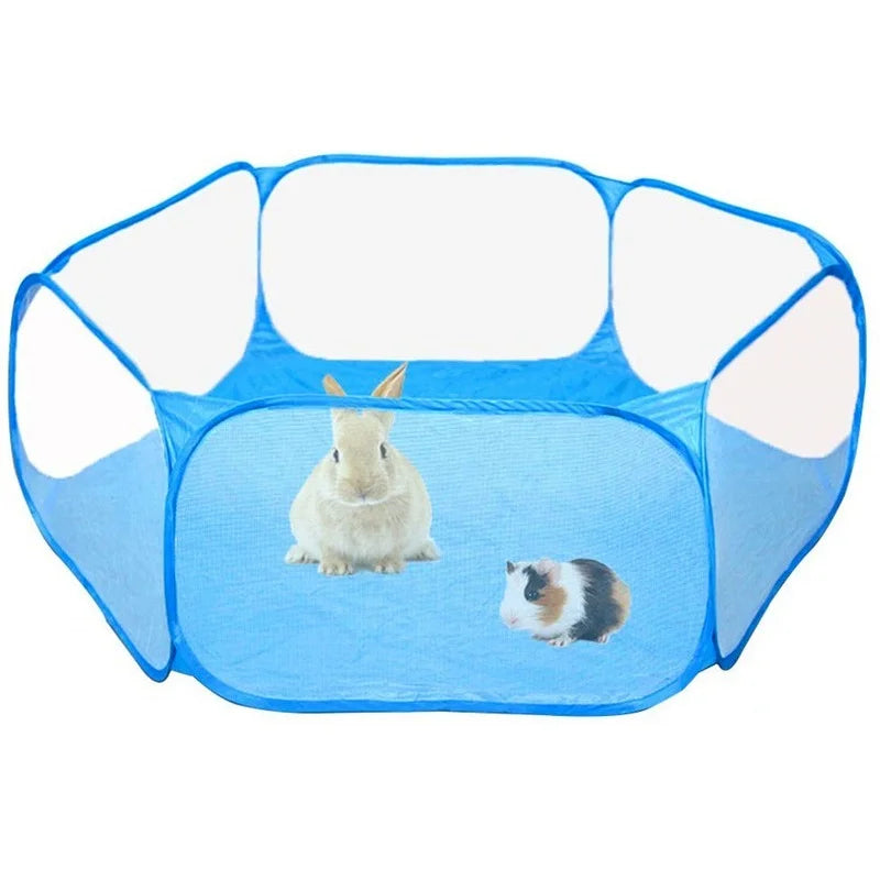 Blue Color Cat and Dog Portable Playpen Tent