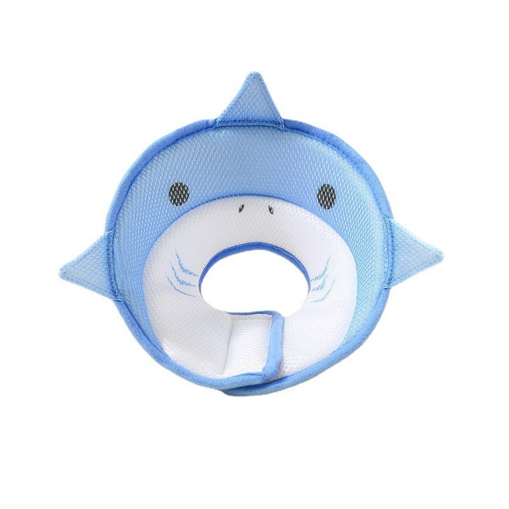 Blue shark shaped neck pillow
