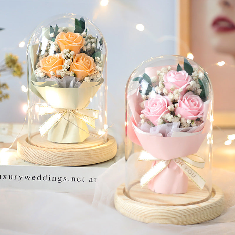 Bouquet Glass Cover Gift